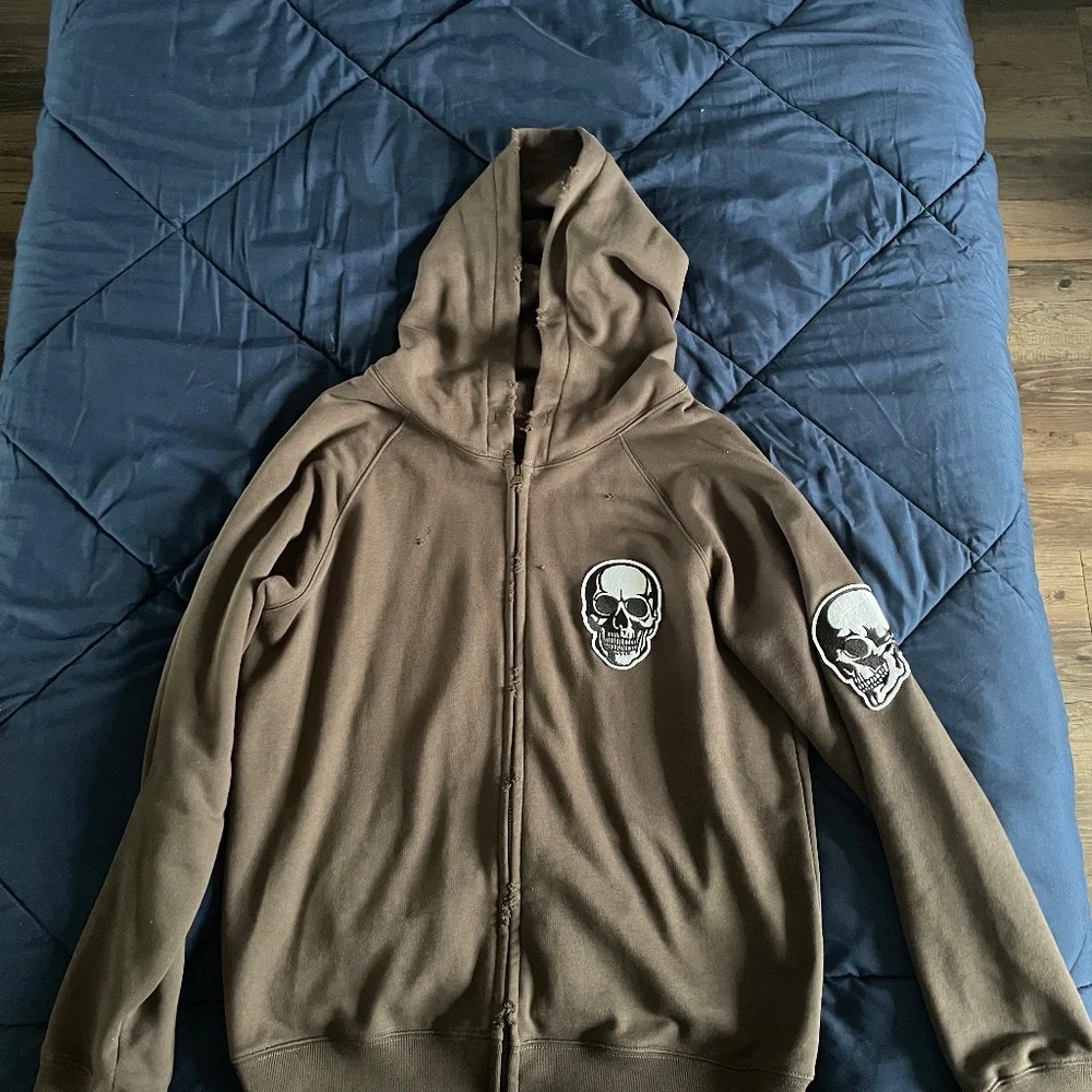 Number (N)Ine | Sweaters | Number Nine Ss4 Double Skull Zip Up